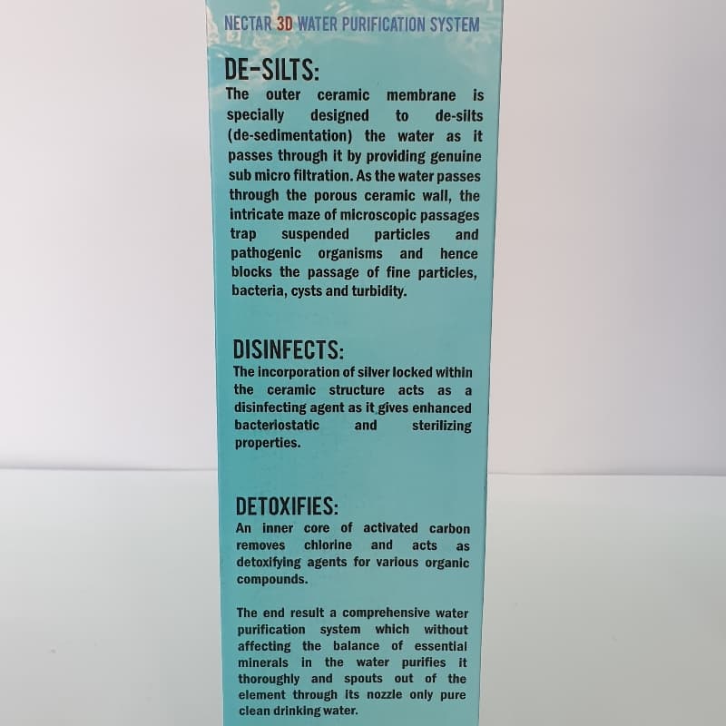 Nectar Super Deluxe Element 3 in 1 Bacteria Free Water